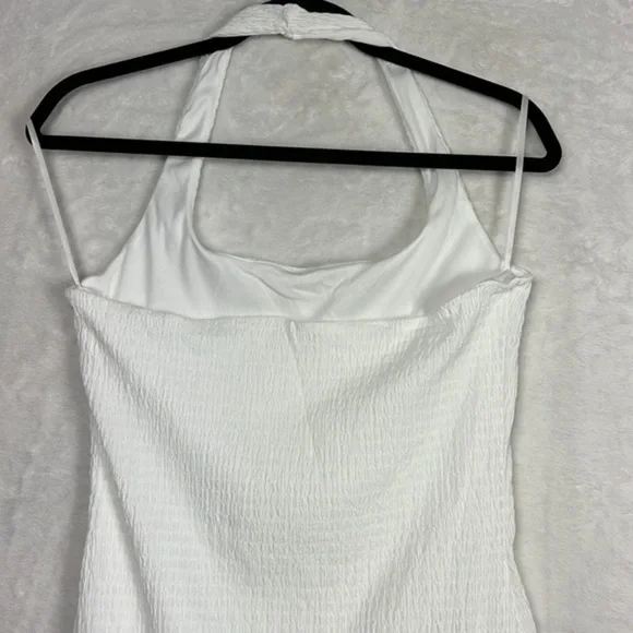 knee length dresses for ladies Easy To Love Mini Dress White